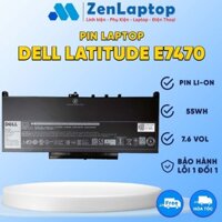 Pin Dell Latitude E7470 J60J5 E7470 J60J5 MC34Y 242WD GG4FM DÀI 55WH - BH 6 THÁNG 1 ĐỔI 1