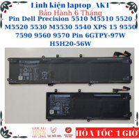 Pin Dell Precision 5510 M5510 5520 M5520 5530 M5530 5540 Dell XPS 15 9550 7590 9560 9570 Pin 6GTPY 97W RRCGW H5H20 56W