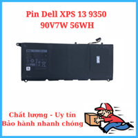 Pin Dell XPS 13 9350 90V7W 56WH ZIN 6 CELL XPS 13 9343 9350,90V7W 56WH New 100%
