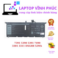 Pin Dell XPS 13 9370 9380, G8VCF, 0H754V, V48RM DXGH8 52WH new zin