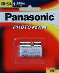 Pin điện thoại Lithium Panasonic CR-123AW/1BE  - Vỉ 1 viên