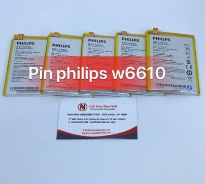 Pin điện thoại Philips W6610