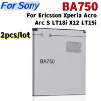 Pin điện thoại Sony Ericsson Xperia Acro Arc S LT18i, X12 LT15i dung lượng cao BA750 (1460mAh) - 2 cái/lốc