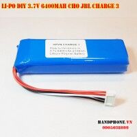 Pin DIY cho loa Bluetooth JBL Charge 3 / Charge 3 Version 2016 dung lượng cao 6400mAh