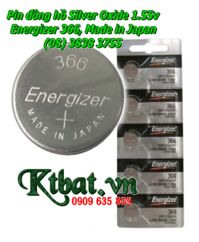 Pin đồng hồ Energizer 366 silver oxide 1.55v chính hãng