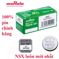 Pin đồng hồ MURATA Sony 317 SR516SW oxit bạc Made in Japan chính hãng