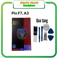 Pin ĐT OP F7, A3, BLP661 công nghệ pin chống phồng, sụt áp, tặng bộ tovit mini và keo dán