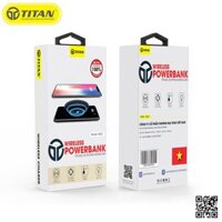 Pin Dự Phòng 10.000mah Không Dây TITAN - WL01