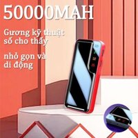 Pin dự phòng 50000mAh màn hình gương dự phòng di động đi công tác ngân hàng điện