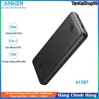 Pin Dự Phòng Anker 10000mAh 20000mAh Có Sạc Nhanh Type C A1617 A1239 A1246 A1287 Hàng Lướt Còn Mới 99%