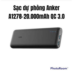Pin dự phòng Anker PowerCore Speed QC 3.0 & PowerIQ A1278 20000mAh