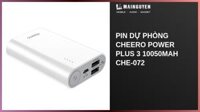 Pin dự phòng Cheero Power Plus 3 10050mAh CHE-072