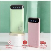 Pin dự phòng, cục xạc dự phòng 10000mAh WK WP-161 chính hãng, thiết kế mỏng, gọn trong tầm tay sạc 2 thiết bị cùng lúc