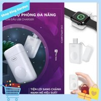 PIN DỰ PHÒNG ĐA NĂNG KÈM ĐẦU USB CHARGER CHO APPLE WATCH: TIỆN LỢI SANG CHẢNH, MẠNH MẼ HIỆU SUẤT - King's Garden