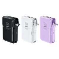 Pin dự phòng kiêm cốc cáp sạc Remax RPP-670 10000mAh sạc nhanh tích hợp 2 QC 22.5W và PD 20W - hỗ trợ sạc ai phôn 15