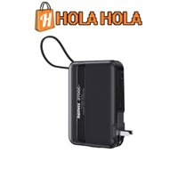Pin dự phòng kiêm cốc sạc nhanh REMAX RPP-E7 27000mAh QC3.0+PD 35W sạc được laptop tích hợp 2 cáp