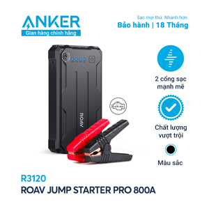 Pin dự phòng kiêm kích nổ ô tô Anker Roav Jump Starter Pro 800A R3120