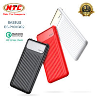 Pin dự phòng lõi polymer Baseus 10000mah BS-P10KQ02 Thin Digital - Hỗ trợ sạc nhanh QC 3.0