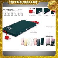 Pin dự phòng NO.9 10000mAh/4 đầu ra, chức năng sạc nhanh kích thước siêu mỏng siêu nhẹ chỉ như 1 con điện thoại