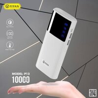 Pin dự phòng P13 TITAN 10.000 mAh có màn hình LED hiển thị