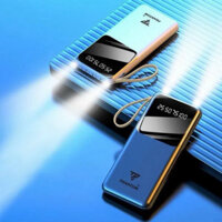 Pin dự phòng PHANTOM P2 siêu mỏng 10000mAh tích hợp 4 cáp sạc - có 2 đen pin (4 màu) pkgiahanstore