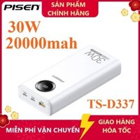 Pin dự phòng  Pisen TS-D337  / D090  / TP-D28 /  TS-D304 / D298 / D079 10000mah  20000mAh PD 20W 22,5W 30W