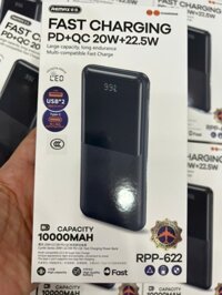 PIN DỰ PHÒNG REMAX RPP-622 10000 MAH SẠC NHANH 22.5W