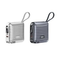 Pin dự phòng Remax RPP-75 15000mAh sạc nhanh PD max 35W Kiêm cốc tích hợp cáp sạc Type C, L