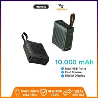 Pin dự phòng Remax RPP 79 dung lượng 10000mAh thiết kế đẹp độc đáo kiểu quân đội hầm hố