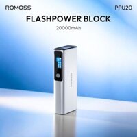 Pin dự phòng Romoss PPU20 130W 20000mAh Adaptive Fast Charge Power Bank - Sạc được cho Laptop