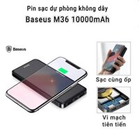 Pin dự phòng sạc không dây Baseus M36 10000maH PPALL-M36 2 cổng sạc nhanh 5V-2A - Thegioiphukien.vn