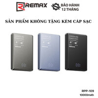 Pin Dự Phòng Sạc Không Dây Magnetic REMAX RPP-109 10000mAh 1 Cổng Type C Sạc Nhanh QC3.0 PD Max 20W