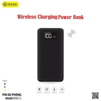 Pin dự phòng sạc không dây TITAN WL02 10000mAh