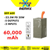 PIN DỰ PHÒNG SẠC NHANH 22.5W REMAX RPP-609 60.000MAH