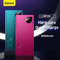 Pin dự phòng sạc nhanh Baseus Adaman Metal Digital Display Quick Charge 22.5W 20000mAh (QC3.0 / PD3.0 / SCP/ AFC Quick Charge Power Bank)