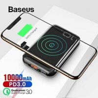 Pin dự phòng sạc nhanh không dây Baseus Mini S Bracket Power Bank 10,000mAh (10W ,18W PD/ Quick Charge 3.0) Chính Hãng
