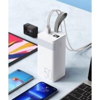 Pin Dự Phòng Sạc Nhanh Remax RPP-321 50.000mAh Đèn Pin Chiếu Sáng - Hỗ Trợ QC 22.5 và PD 20W (Màu Ngẫu Nhiên)