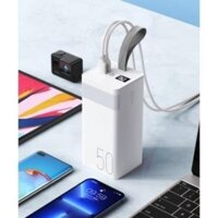 Pin Dự Phòng Sạc Nhanh Remax RPP-321 50.000mAh Đèn Pin Chiếu Sáng - Hỗ Trợ QC 22.5 và PD 20W (Màu Ngẫu Nhiên)