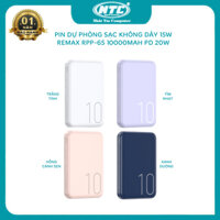 Pin dự phòng sạc nhanh Remax RPP-65 10000mAh sạc không dây wireless 15W - hỗ trợ PD 20W (nhiều màu)