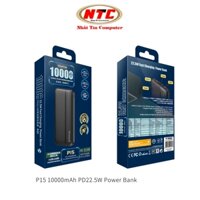 Pin dự phòng sạc nhanh 10000mAh PHANTOM P15 hỗ trợ QC 22.5 và PD 20W (2 màu tuỳ chọn)