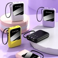 Pin dự phòng Slim Power Bank 20000mah chính hãng tích hợp sạc nhanh 4 dây cáp Torch PowerBank