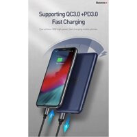 Pin dự phòng tích hợp sạc nhanh không dây Baseus S10 Bracket Power Bank 10,000mAh (10W Wireless, 18W PD/ Quick Charge 3.