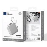 Pin dự phòng Wiwu Cube 10.000 mAh Power Bank 3 in 1 22.5W Wi-P055