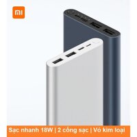 Pin dự phòng Xiaomi 10000mAh gen3 bản sạc nhanh 2019