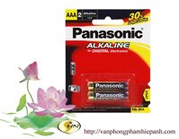 Pin đũa Panasonic Alkaline  AAA vỉ 2 viên