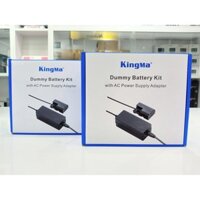 Pin dummy Kingma LP-E6 Kèm Bộ Chuyển Đổi Nguồn