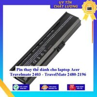 Pin dùng cho laptop Acer Travelmate 2403 - TravelMate 2480 2196 - Hàng Nhập Khẩu MIBAT906