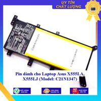 Pin dùng cho Laptop Asus X555LA X555LJ  Model C21N1347  - Hàng Nhập Khẩu New Seal