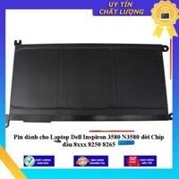 Pin dùng cho Laptop Dell Inspiron 3580 N3580 đời Chíp đầu 8xxx 8250 8265 - Hàng Nhập Khẩu New Seal