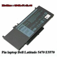 Pin dùng cho laptop Dell Latitude 5470 E5570 79VRK 7V69Y TXF9M 62Wh